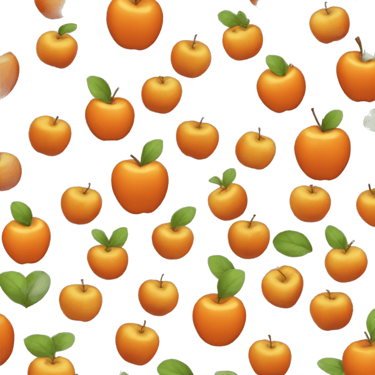 Orange apple  emoji