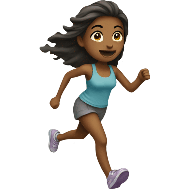 girl running to shop emoji