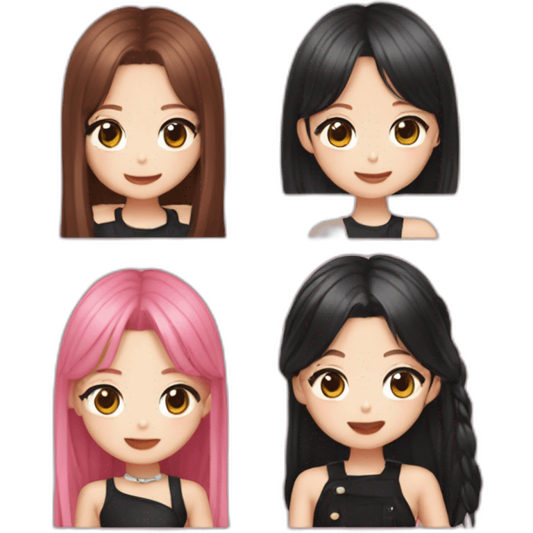 BlackPink 4 members emoji