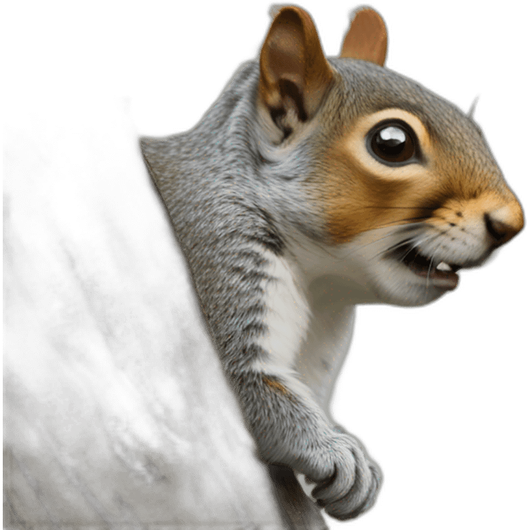 quick-witted squirrel emoji