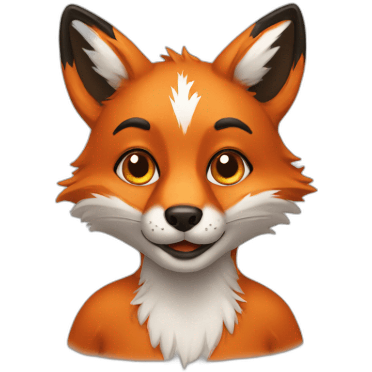 Fox with Make up emoji