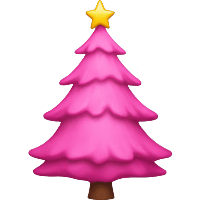 Pink Christmas's tree asthetic emoji