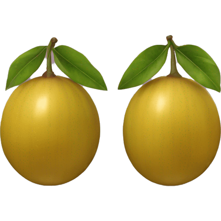 two passion fruits emoji