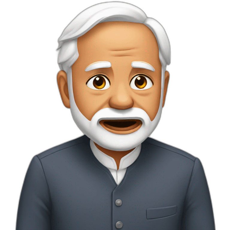 Modi crying emoji