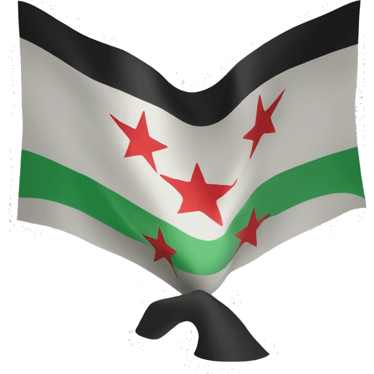 Syrian revolution flag emoji