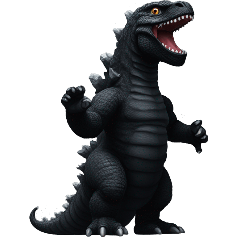 black Godzilla  emoji