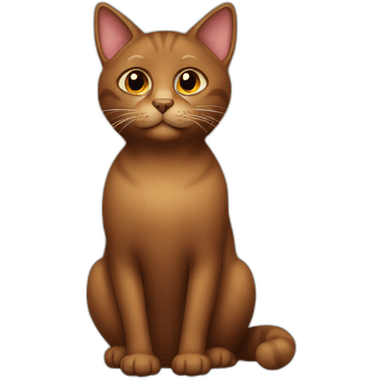 brown cat emoji