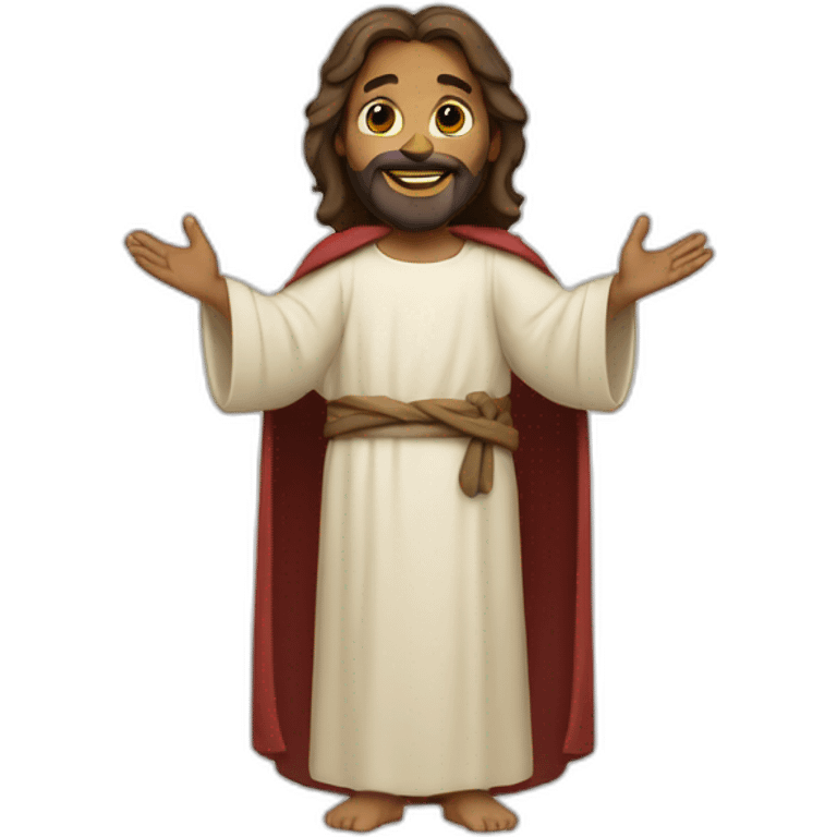 welcoming jesus emoji