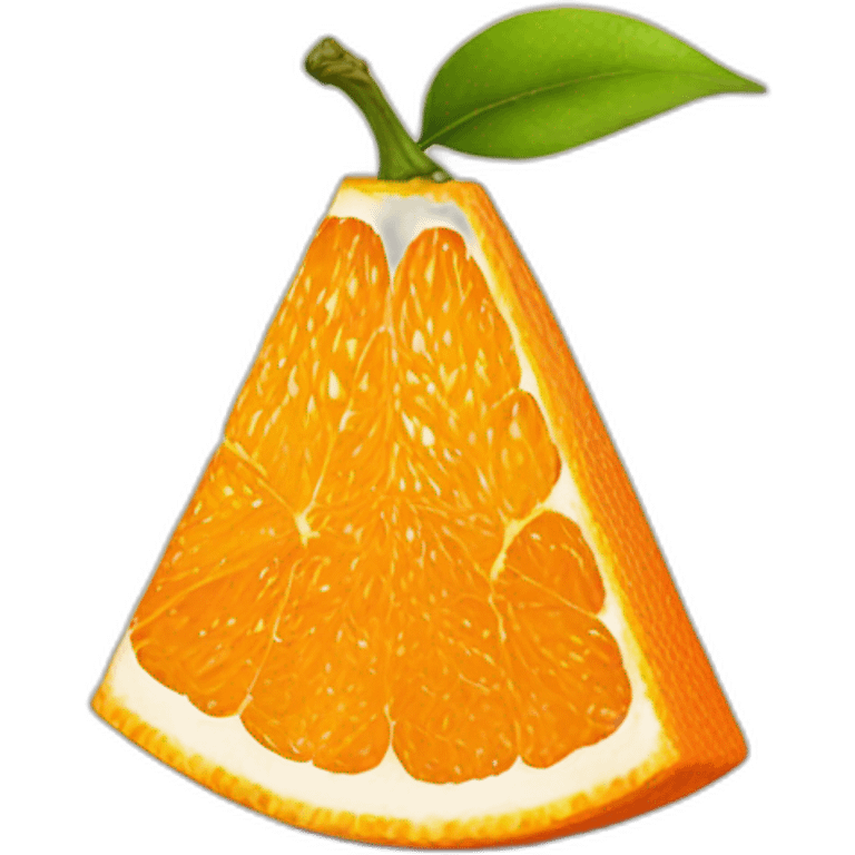 Cône orange emoji