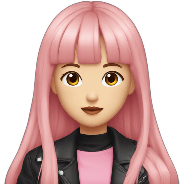 Lisa- blackpink- cute emoji