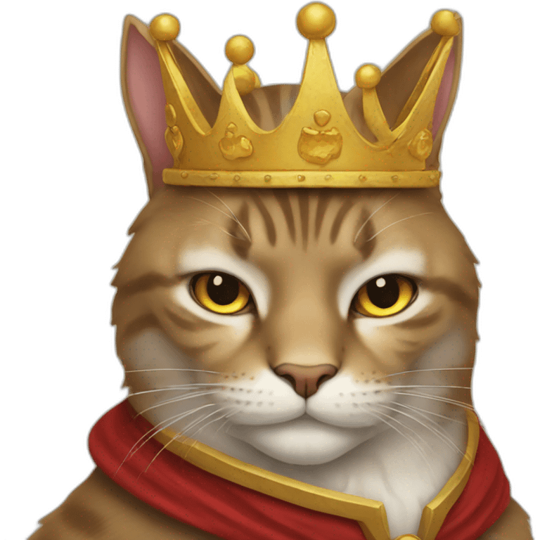 king cat emoji