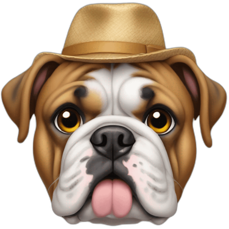 Bulldog Frances, Gorra en su cabeza emoji