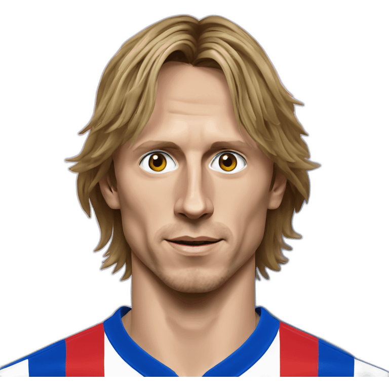 Luka Modric in croatian jersey emoji