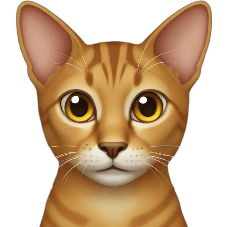 Abessinian cat emoji