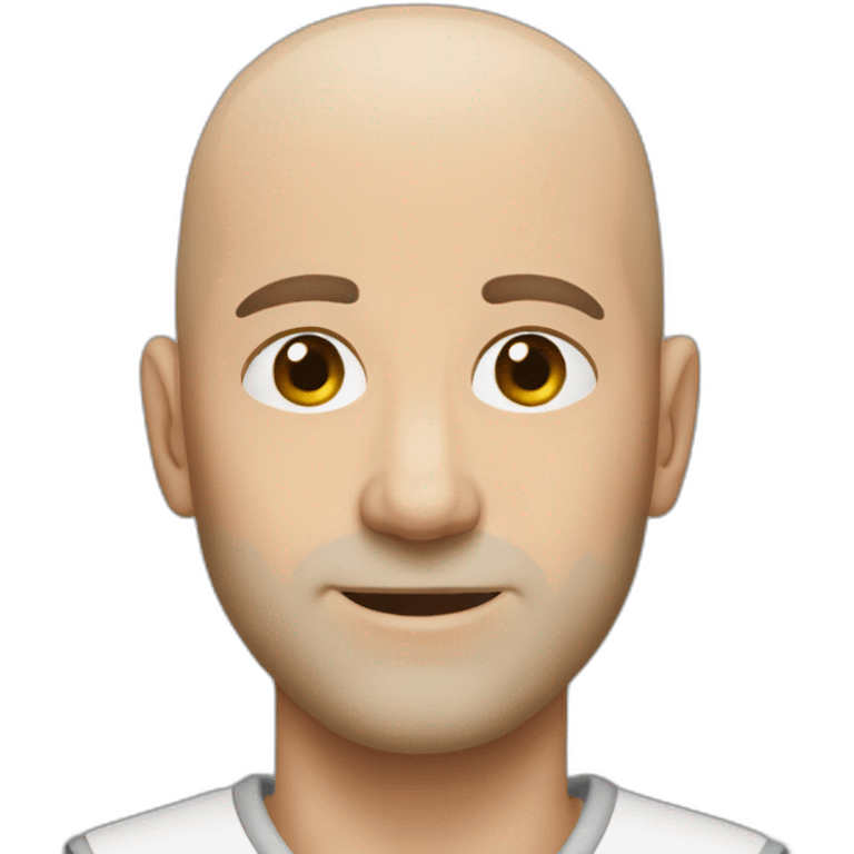 man bald caucasian 50 emoji