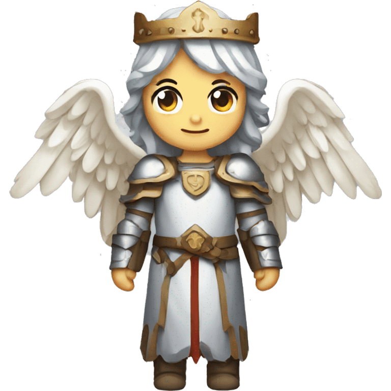 Pixel art of a medieval angel  emoji