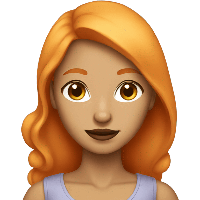 A fox as a light skinned woman emoji