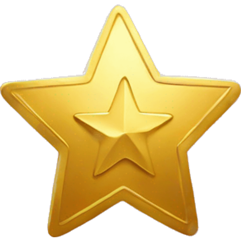 golden coin with a pink star icon emoji