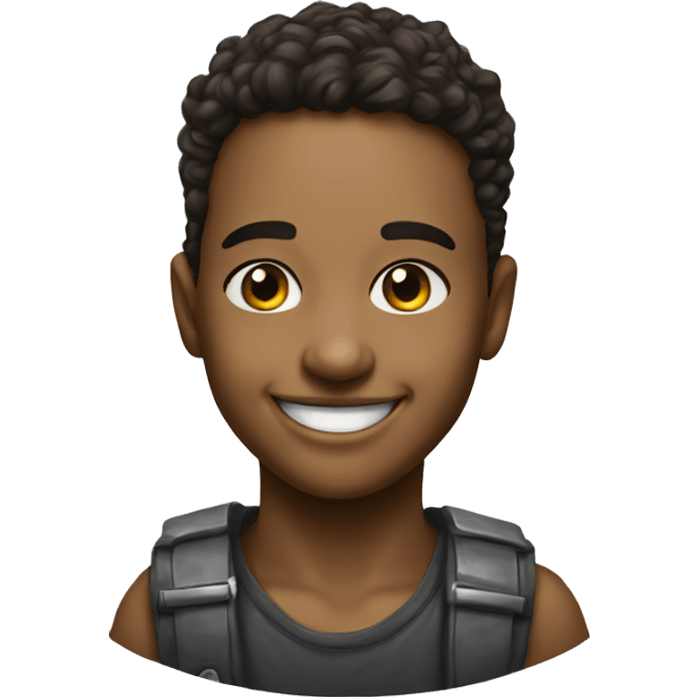 sweet smile portrait realistic portrait emoji