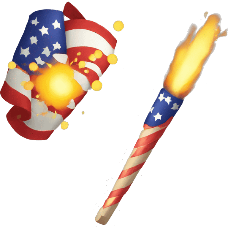 a firecracker emoji