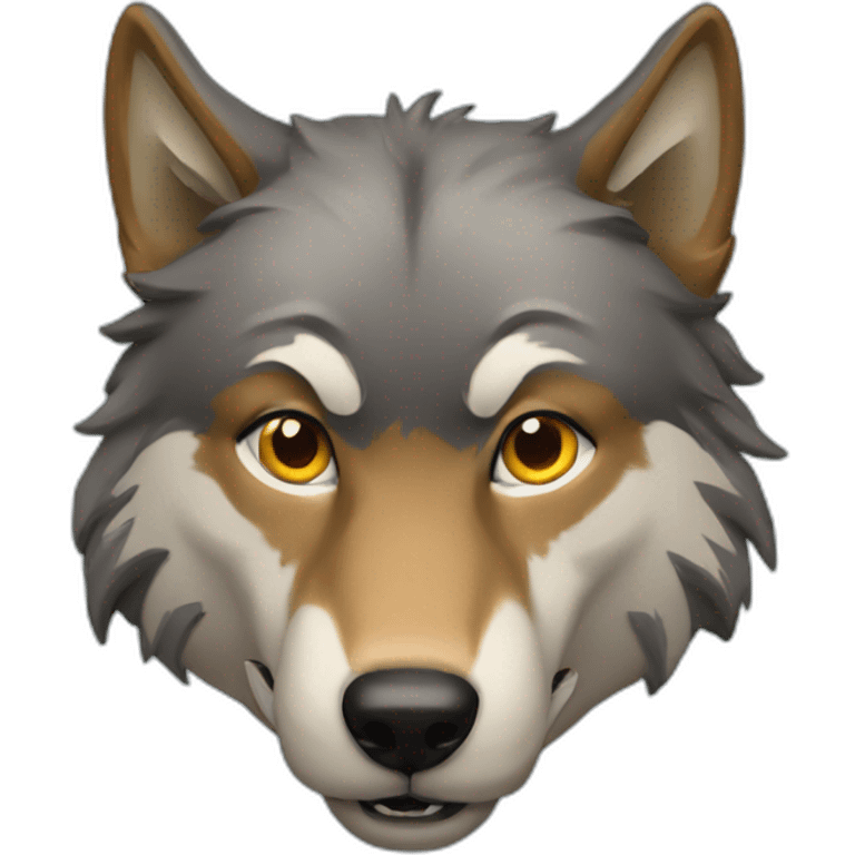 wolf's head emoji