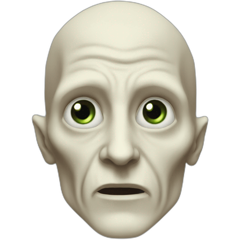 voldemort no nose emoji