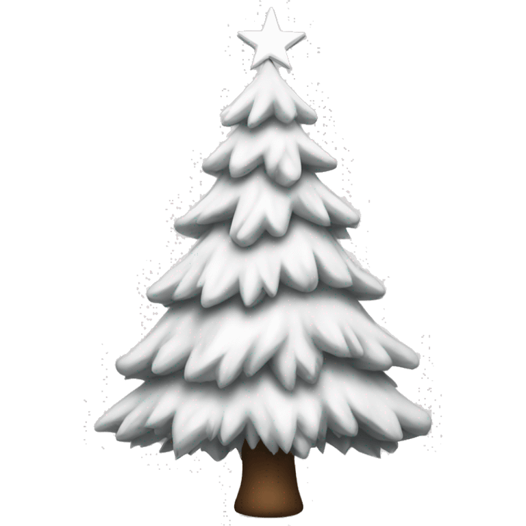 White Christmas Tree emoji