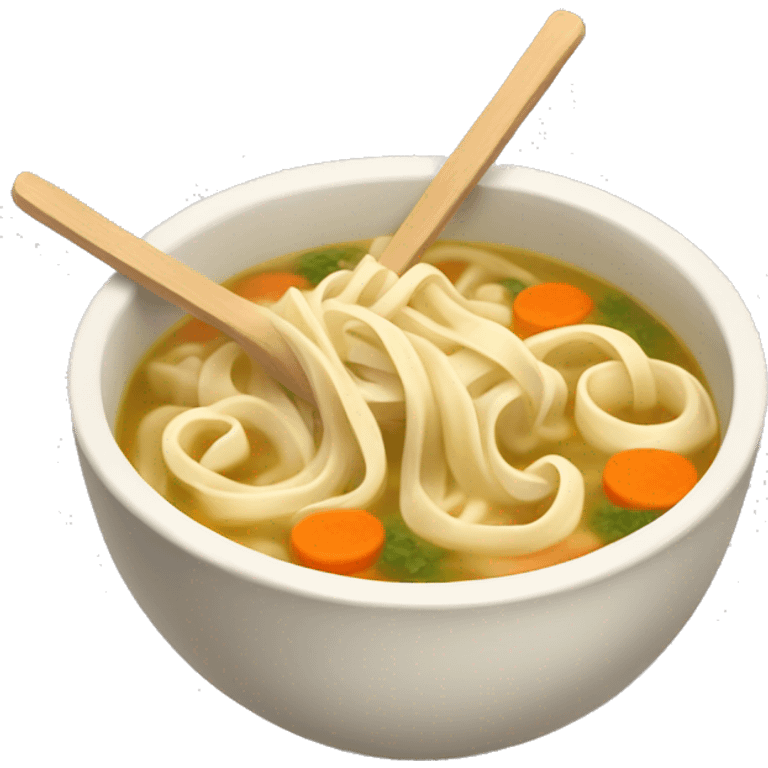 Chicken noodle soup  emoji