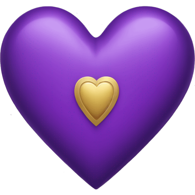 A purple heart with this on 🩹 emoji