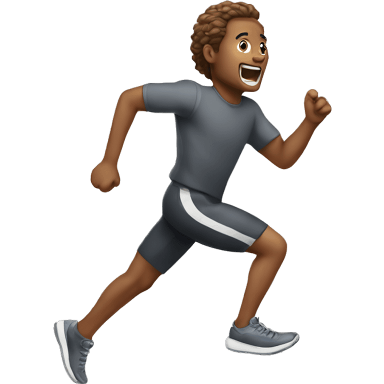 A running after my mail emoji emoji