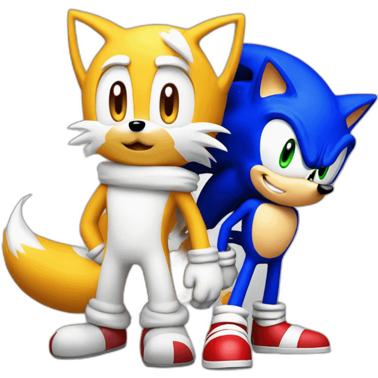 Sonic and Tails emoji