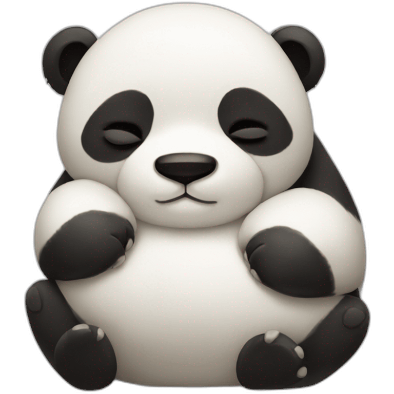 sleepy panda emoji