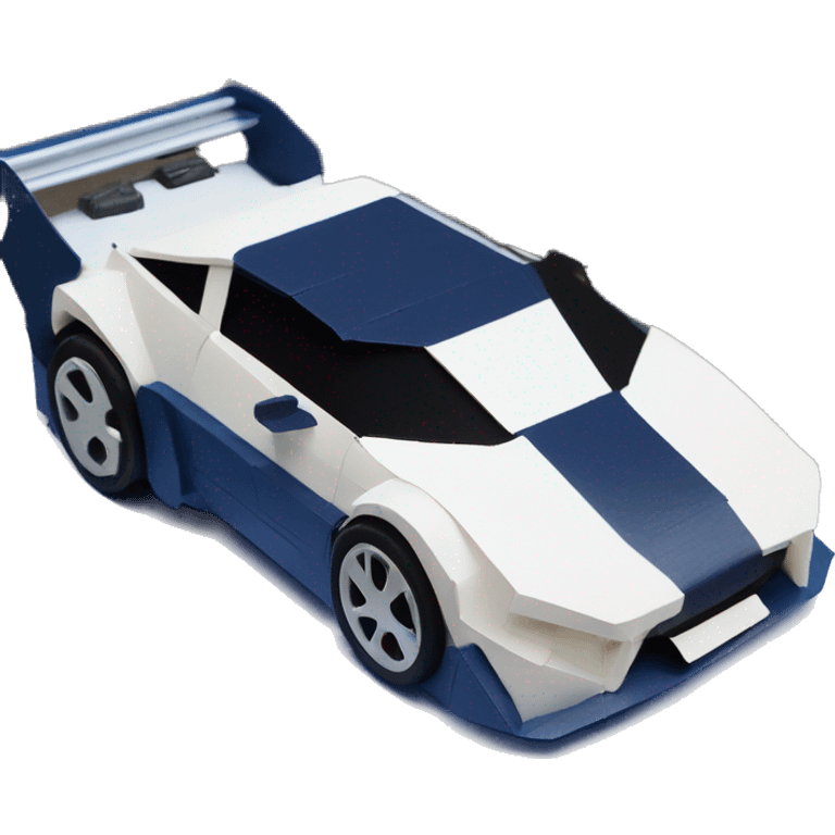 Darktrooper pearl-blue Card stock Papercraft fr-s racecar emoji