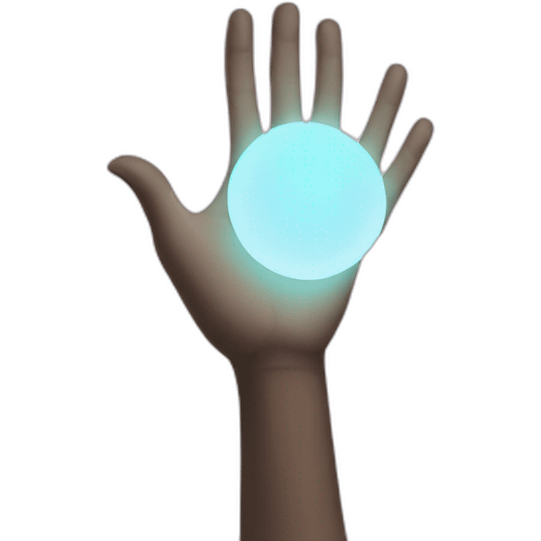 Bts hand light emoji