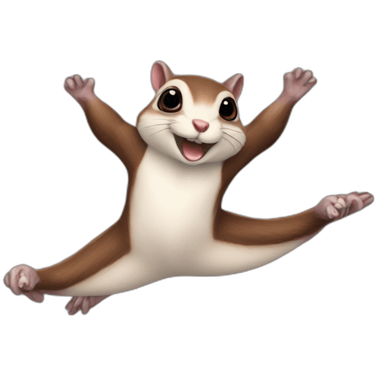 Acrobat flying squirrels  emoji