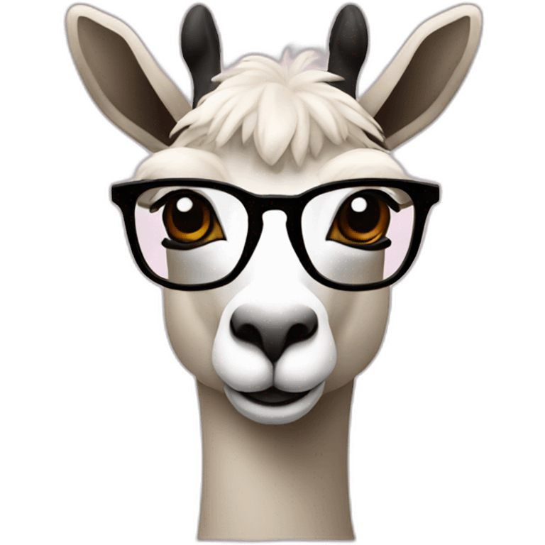 lama glasses emoji