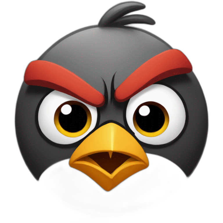 Angry bird emoji