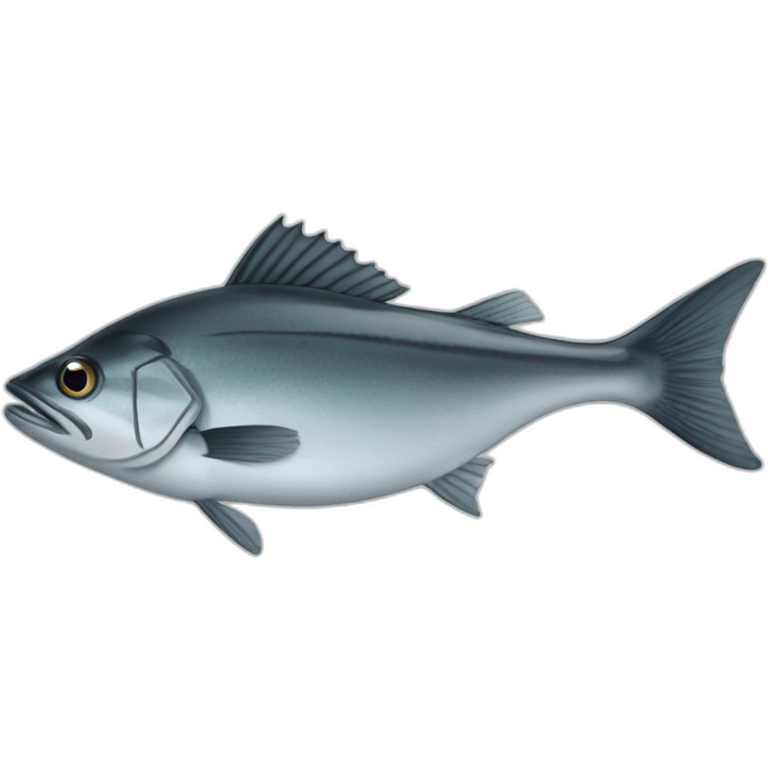 Black sea bluefish emoji