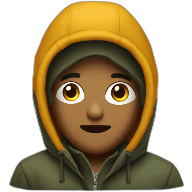 Mec cagoule rap emoji