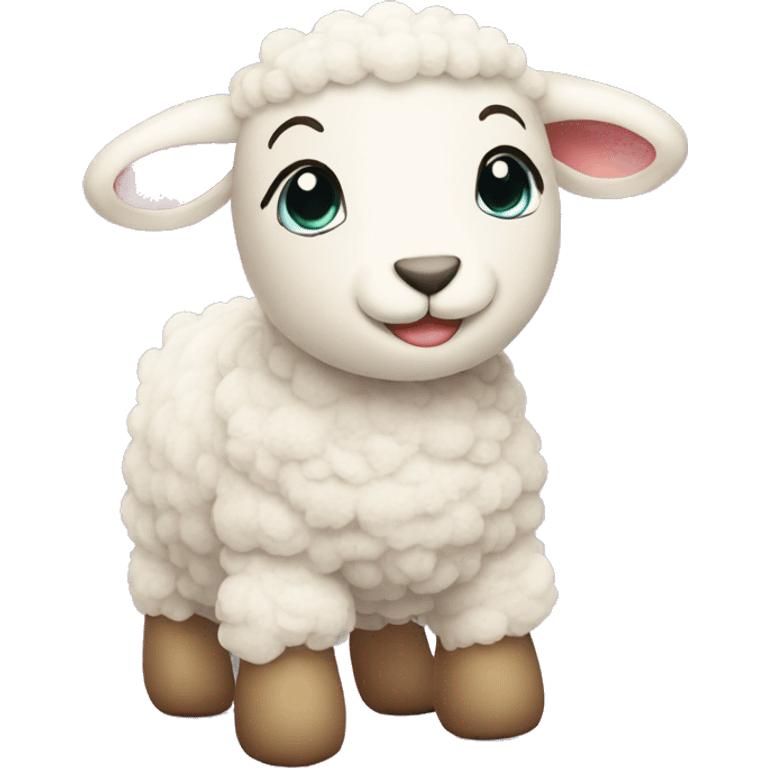 Cute Stuffed Lamb emoji