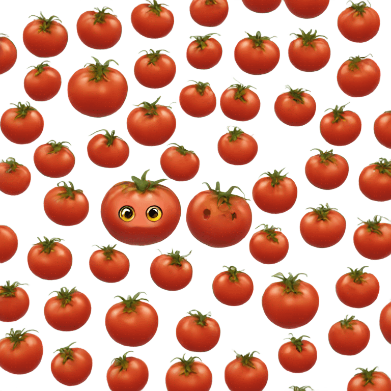 Insane tomato emoji