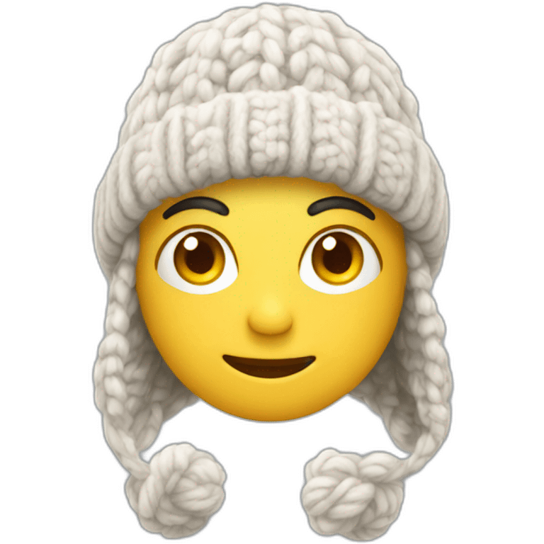 Cold + wool cap emoji