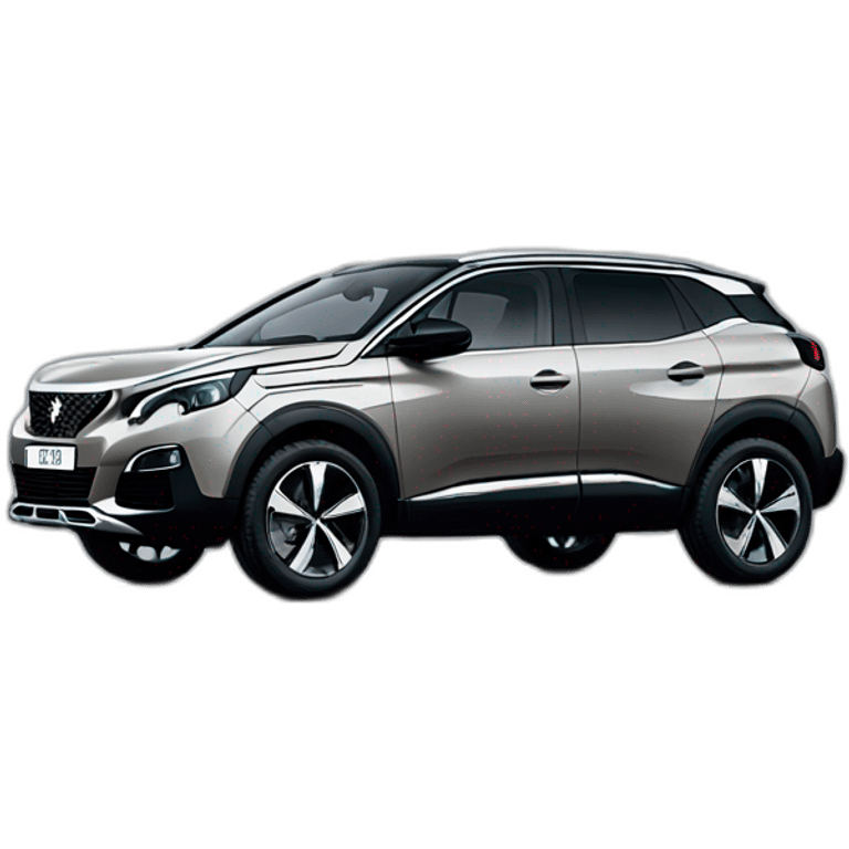 Peugeot 3008 gris emoji