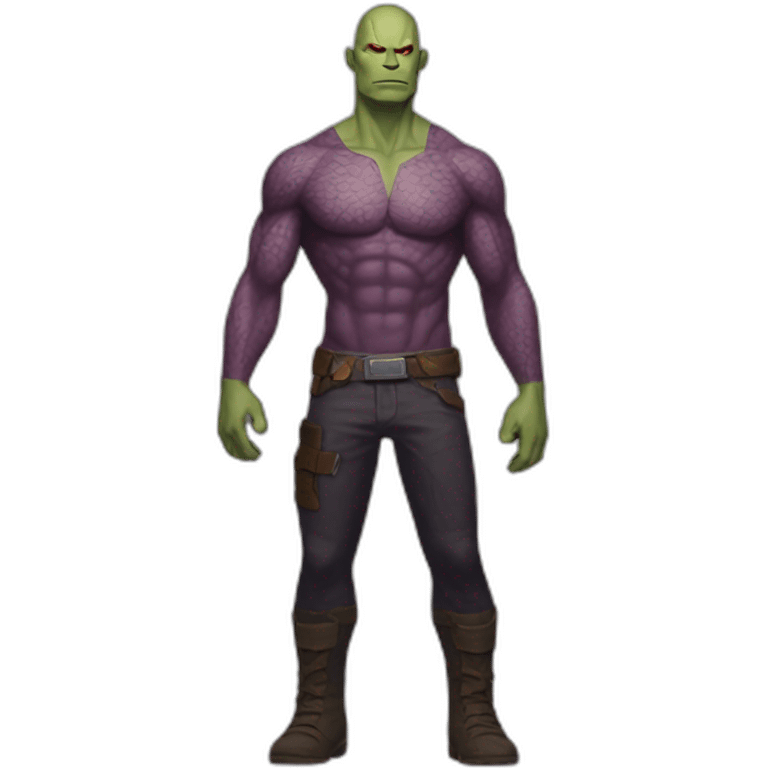 fullbody drax marvel emoji