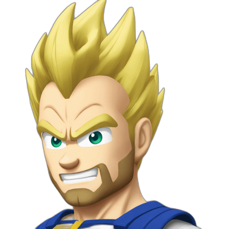 Vegeta-blond-beard Delight emoji