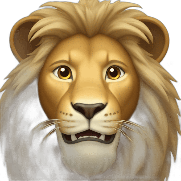 A Lion looking like Elon Musk  emoji