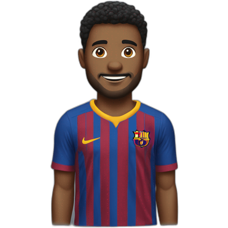 T-shirt barça emoji