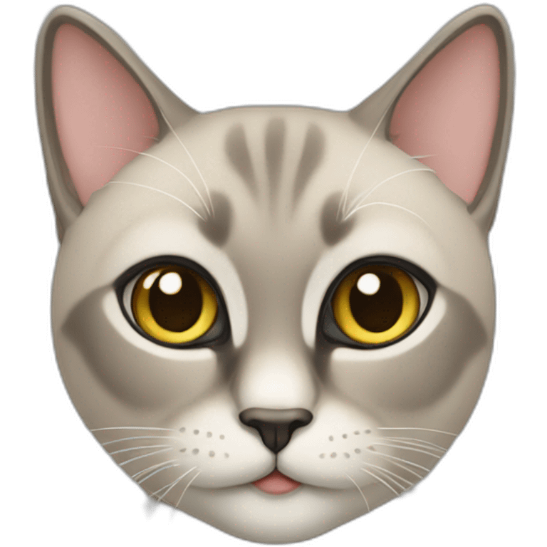 Un chat siamois  emoji