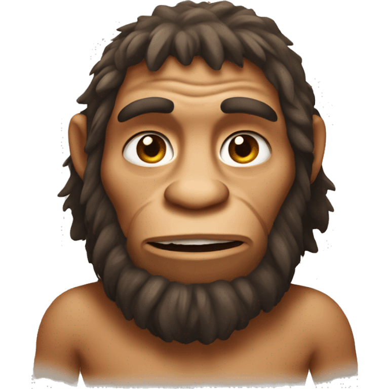 Neanderthal caveman emoji