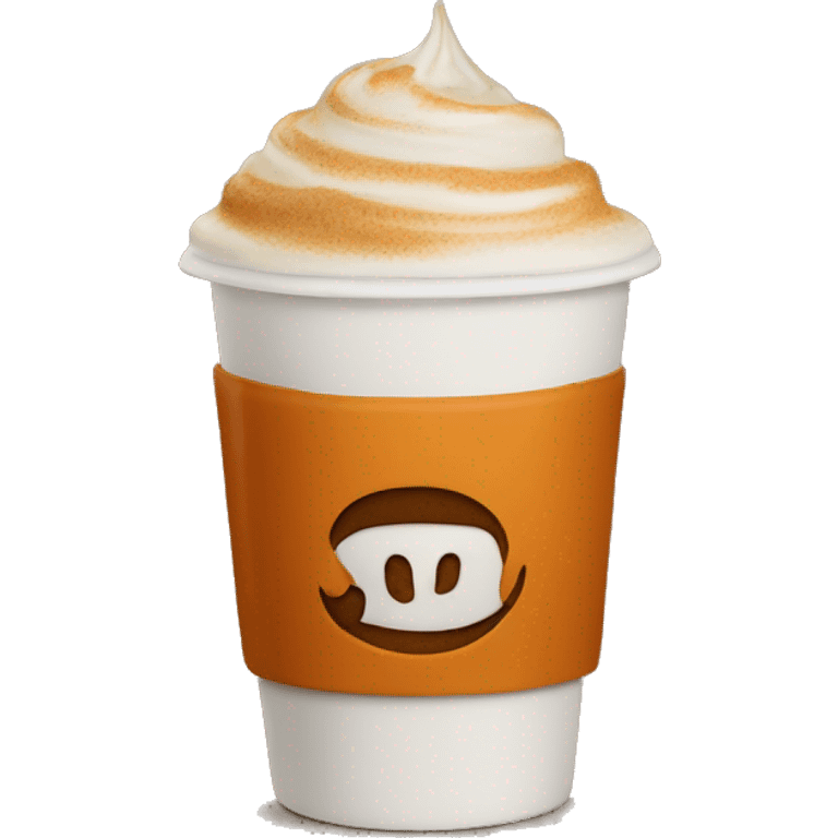 Pumpkin spice latte emoji